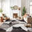 Rambo Contemporary Distressed Circle Area Rug-100078654
