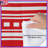 Red White Patterns Comforter-130151445