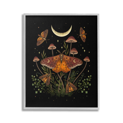 «Astral Moth & Moon», estampe numérique par Episodic Dessins
