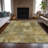 Machine Washable Indoor/Outdoor Xhevrie Khaki Rug-111928072
