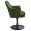 Fauteuil pivotant en velours Lippa Performance-105239667-105239674
