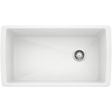 Diamond SILGRANIT 33.5" L x 18.5" W Super Single Undermount Kitchen Sink