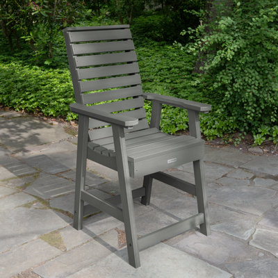 Midwest 23.12" Patio Bar Stool by Beachcrest Home