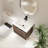 24" Small Bathroom Vanity with Floating Design-403803389