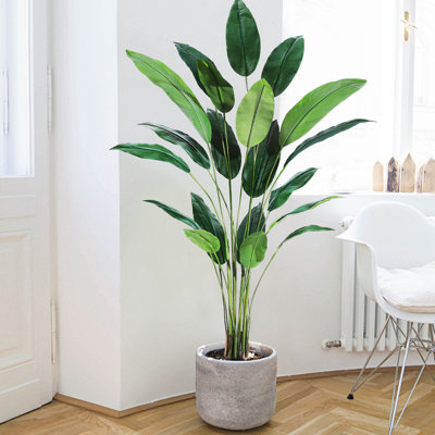 Faux palmier artificiel pour intérieur et extérieur