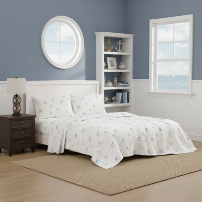 Ensemble de draps en percale de coton pour grand lit