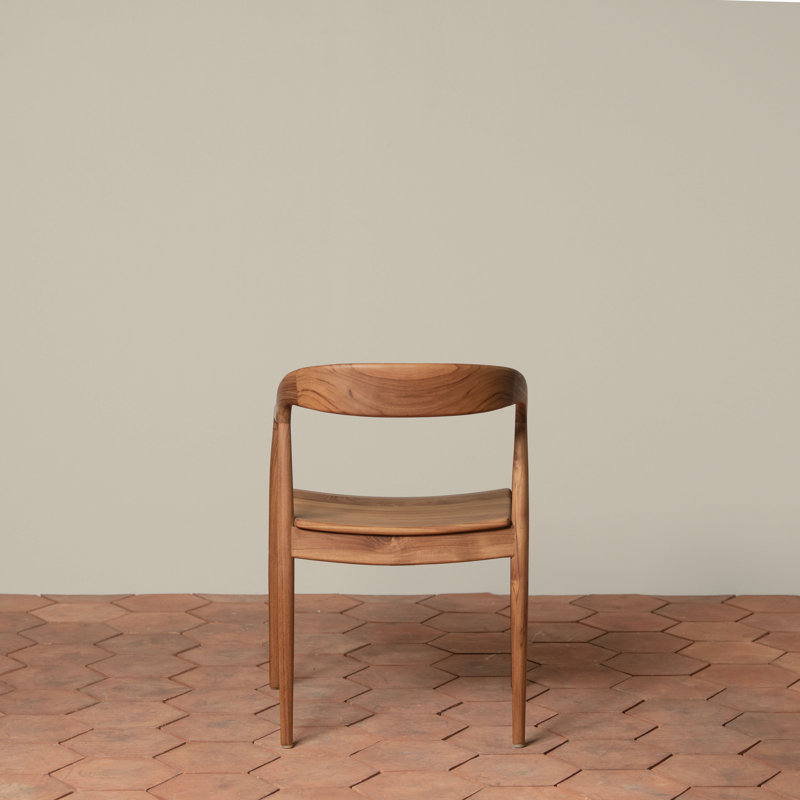 Ingrid Solid Wood Arm Chair