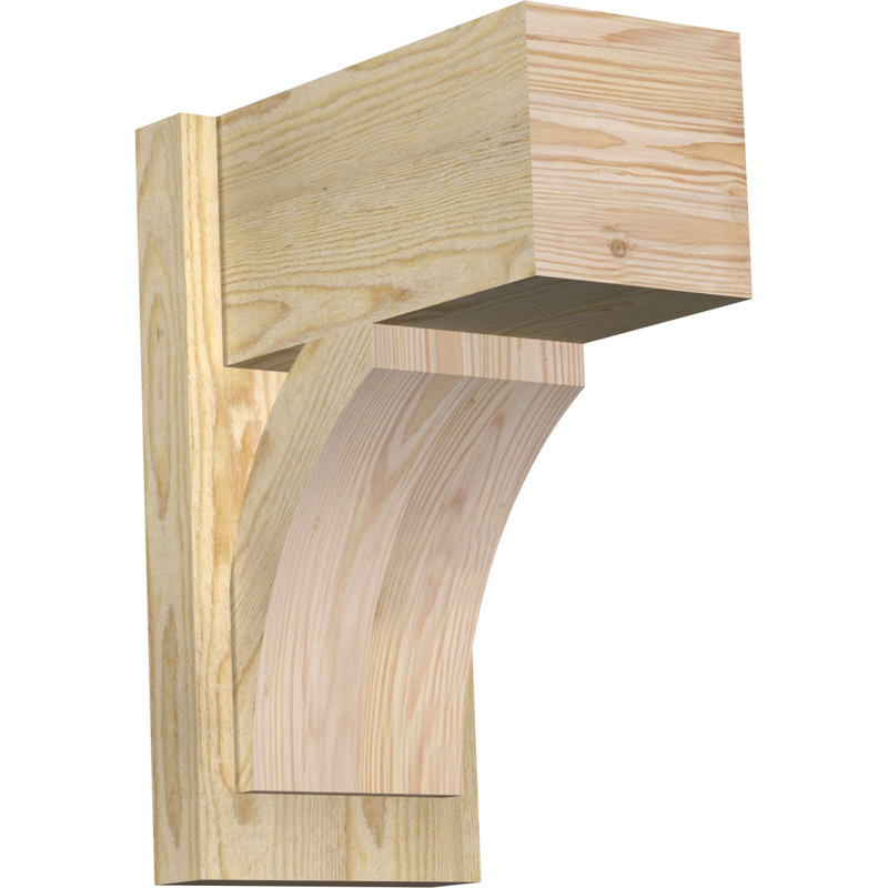 Bloc de bois rustique Thorton, P 12 po x H 24 po, Sapin Douglas de 5 1/2 po (lisse)