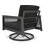 Chaise berçante d'extérieur avec coussin Sunbrella Townsend-2024388984