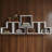 Aurelia 5-Piece Geometric Modular Floating Shelf Set