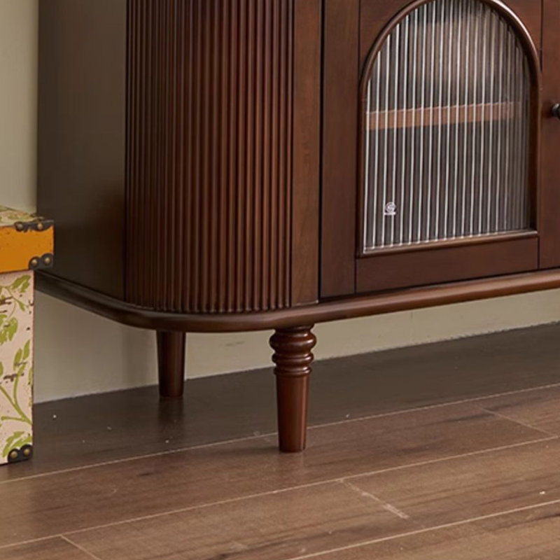 Retro American Style Solid Wood TV Cabinet | Wayfair
