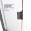 Porte de douche sans cadre Armon l 28,63 "x H 66" Armon-14170930-14170931-88629358