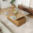 48.82'' Lifting Top Rectangular Fluted Coffee Table