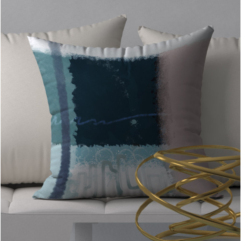 Housse de coussin décorative carrée et insert Spring expert, 18" x 18"