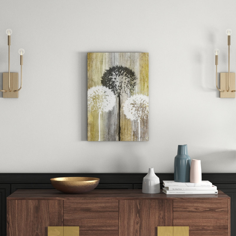 Rustic Garden II by James Burghardt - Painting on Canvas, No Frame, 101.6 cm H x 66.04 cm W x 1.91 cm D
