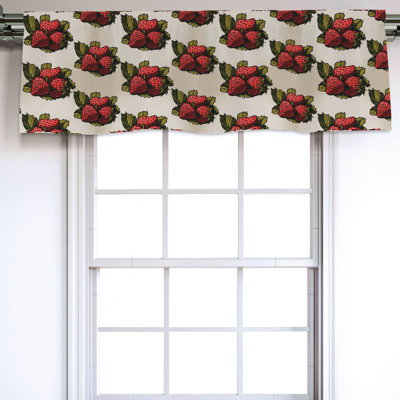 Sateen Ruffled Window Valance