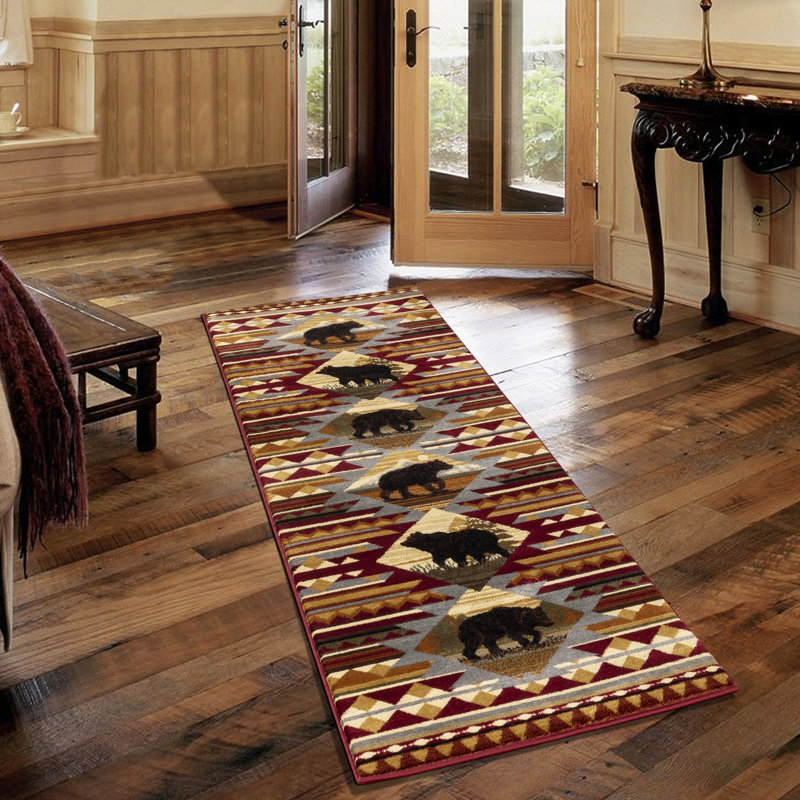 Tapis de pavillon en polypropylène rouge 2,58 pi x 7,25 pi, respirant 2 pi 7 po 3 po, merveilleux
