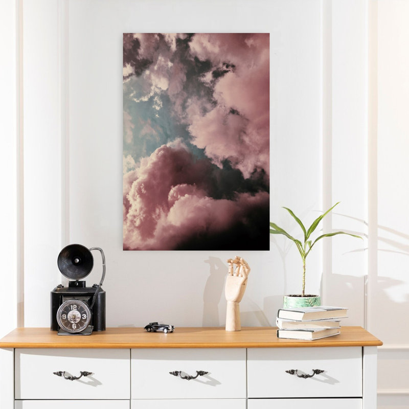 Lucy dans le ciel, paysage contemporain abstrait, art naturel, H 24 po x l 16 po