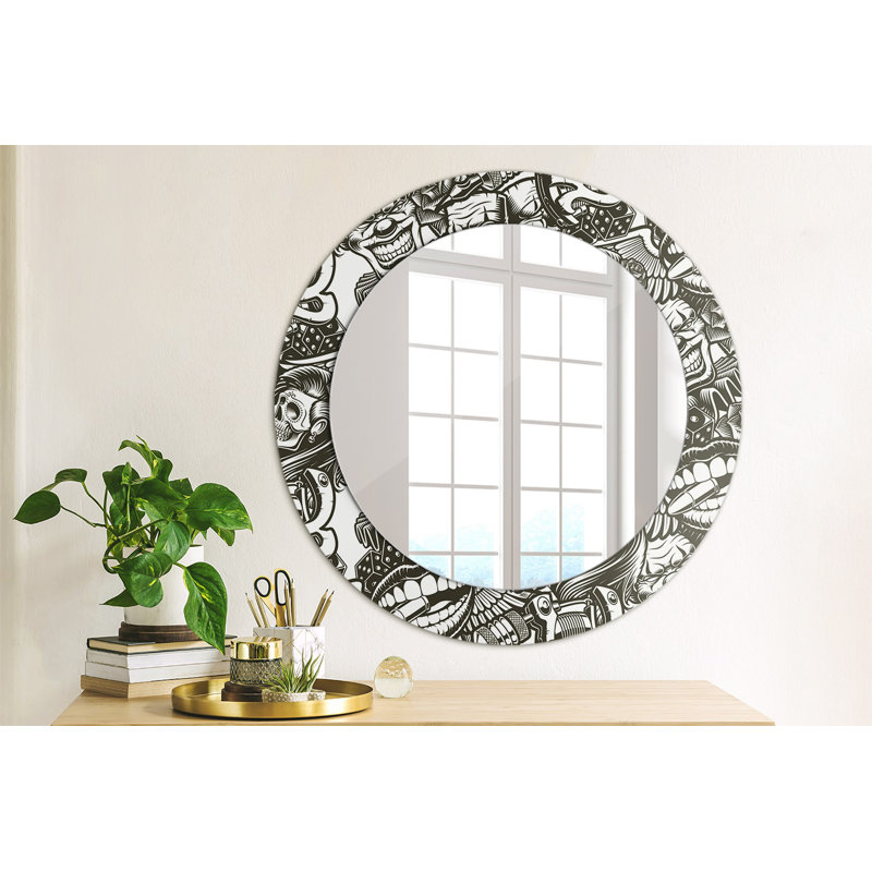 Huldar Glass Flat Wall Mirror