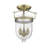 Husman Glass Semi Flush Mount-16518436-16518438