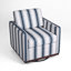 Fauteuil rembourré pivotant-1414379559