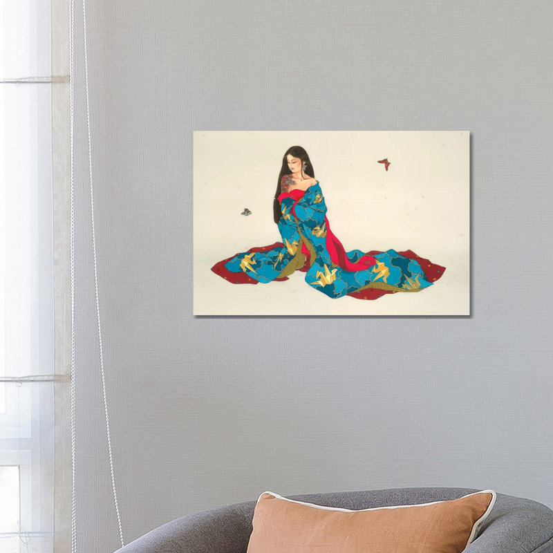 Dragon Mystique 1 Piece Painting on Canvas, 66.04 cm H x 45.72 cm W x 1.91 cm D, Wrapped Canvas