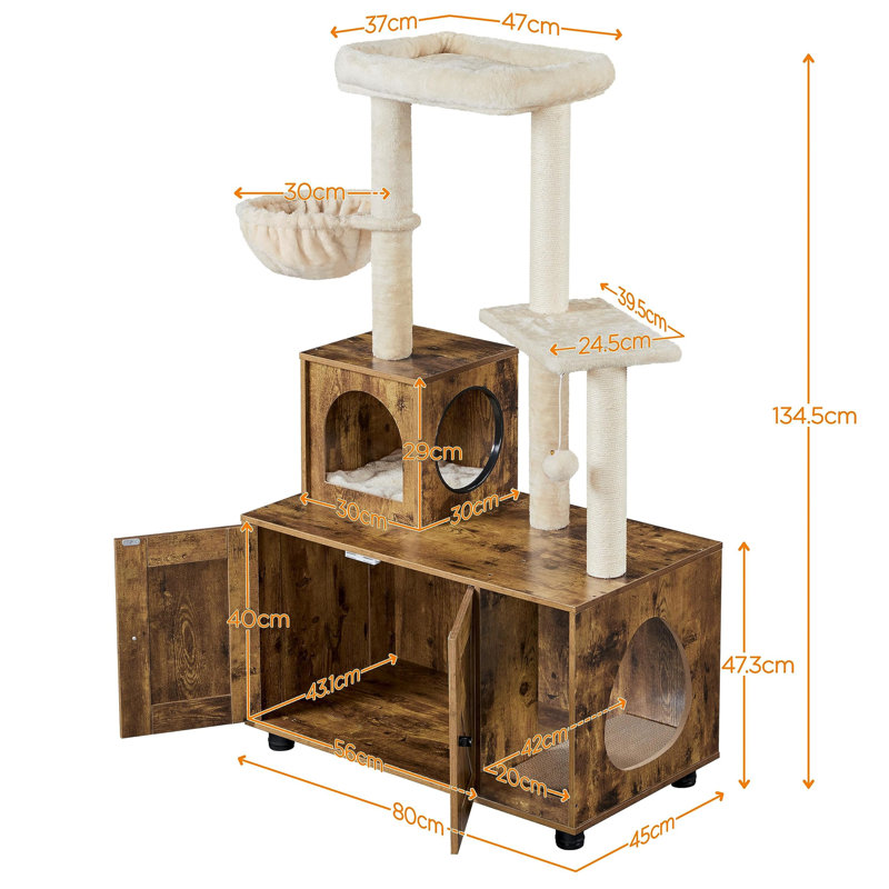 Piltzville 134.5cm H Cat Tree