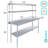 Stainless Steel Top Workbench With 2 Tier Shelf-63850108