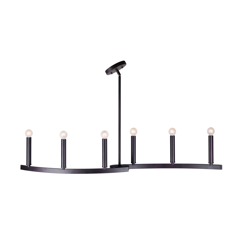 Mcrae 6 - Light Kitchen Island Pendant, Antique Bronze