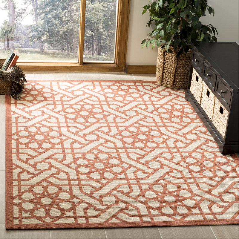 Tapis géométrique Triumph Martha Stewart Performance, Rectangle 5 pi 3 po x 7 pi 7 po