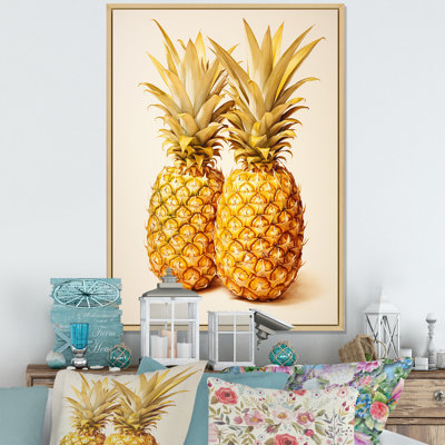 Pinapple Golden Grove sur toile