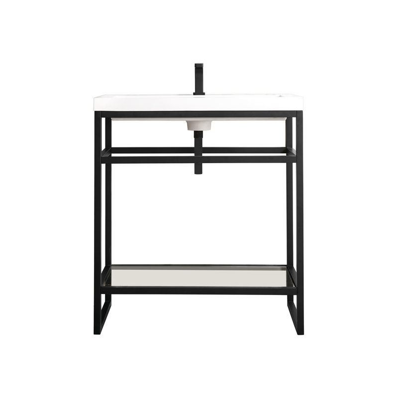 Boston 31.5'' W Single Vanity, Matte Black