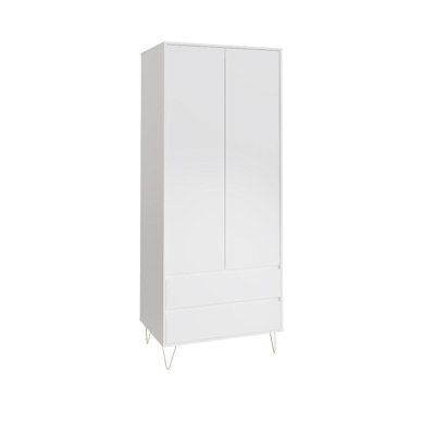 2 Door Manufactured Wood Wardrobe