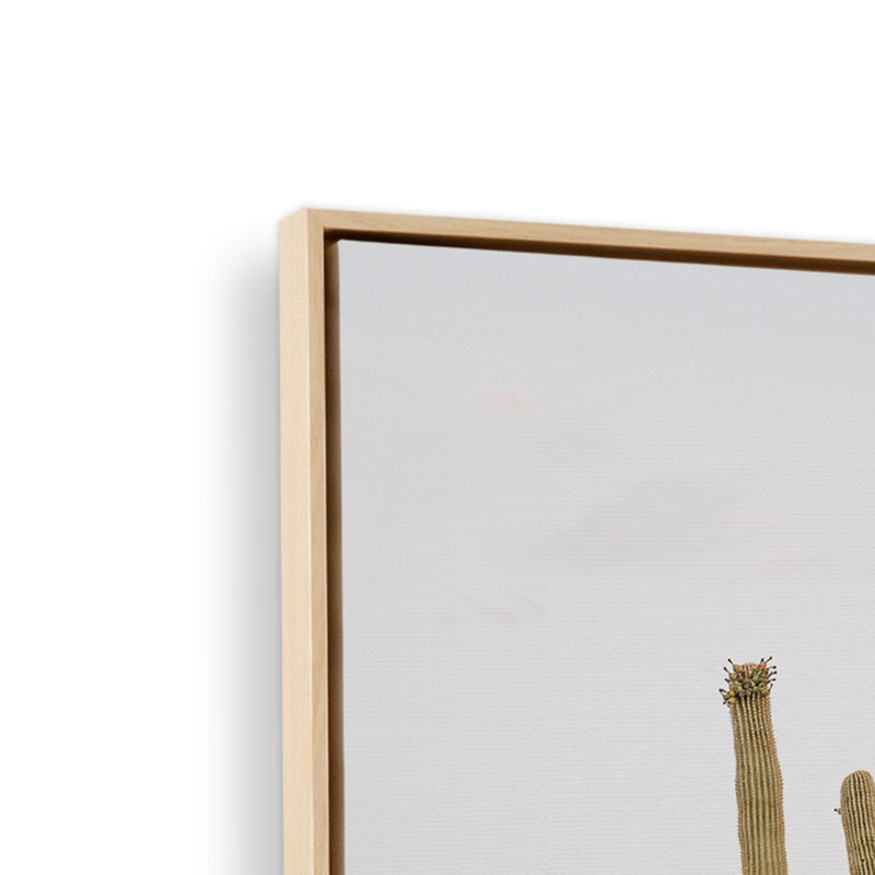 «Desert Majesty» sur toile par Krista Mosakowski, Cadre américain en érable flottant, H 50 po x l 34 po