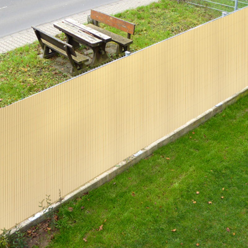 Plastic Garden Fence Asbed, 80cm H x 300cm W, Black