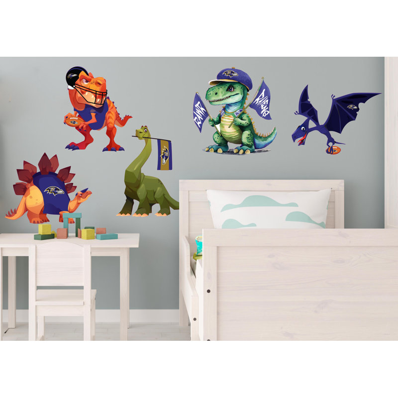Baltimore Ravens Dinosaurs Wall Decal Pack