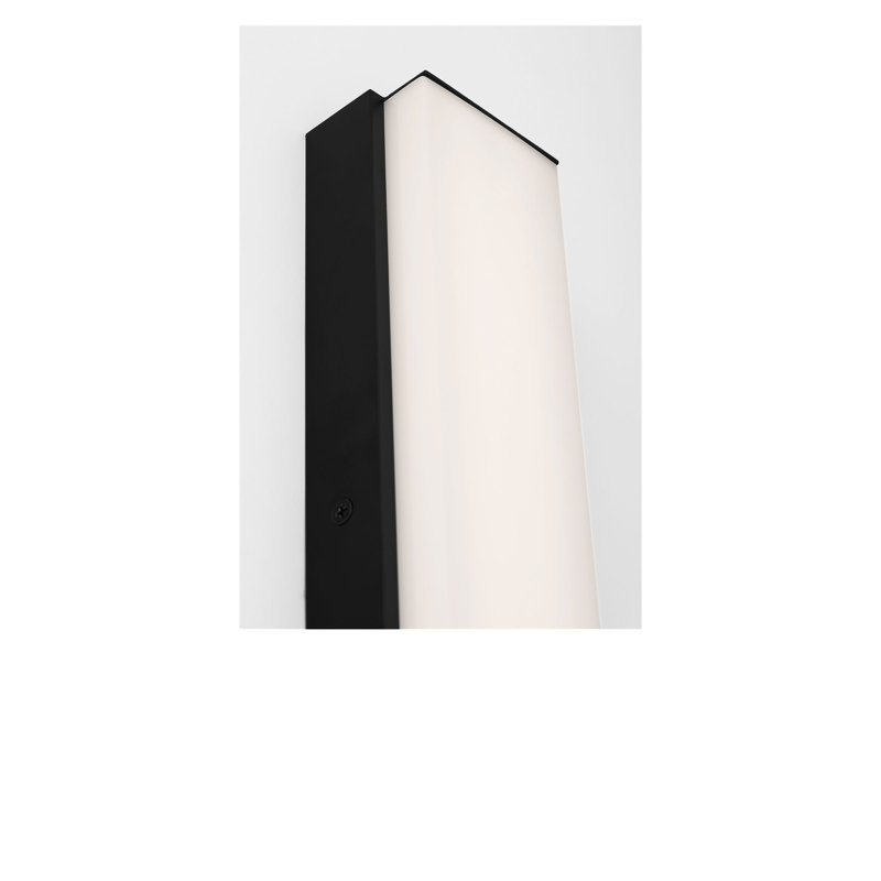 Meuble-lavabo à DEL, H 3 po x l 18 po x P 1,87 po, Nuit noire