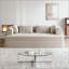 Canapé-lit convertible avec coussin cylindrique, canapé-lit pliant en chenille, canapé-lit pliant avec poche latérale, canapé-lit de salon pour salon, salon, studio