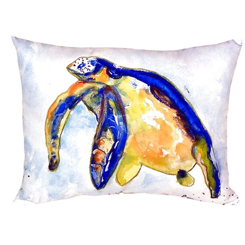 Coussin décoratif d'extérieur Sea Turtle