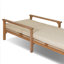 Chaise d'extérieur Topeka beige