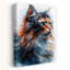 Art mural contemporain avec un chat-129149568