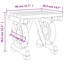 Gazit Solid Wood Outdoor Bench