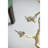 Whimsical Tree Branch Accent Table with Bird Details