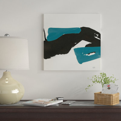 " Minimal Panel I Teal Crop " by Chris Paschke