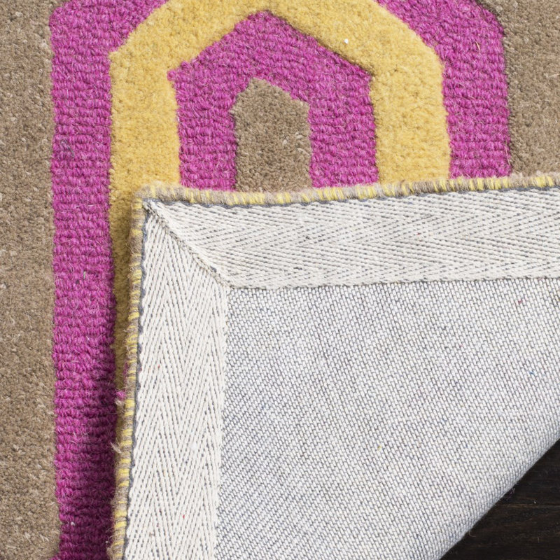 Altair Geometric Wool Hand Woven Area Rug, Rectangle 152 x 244 cm