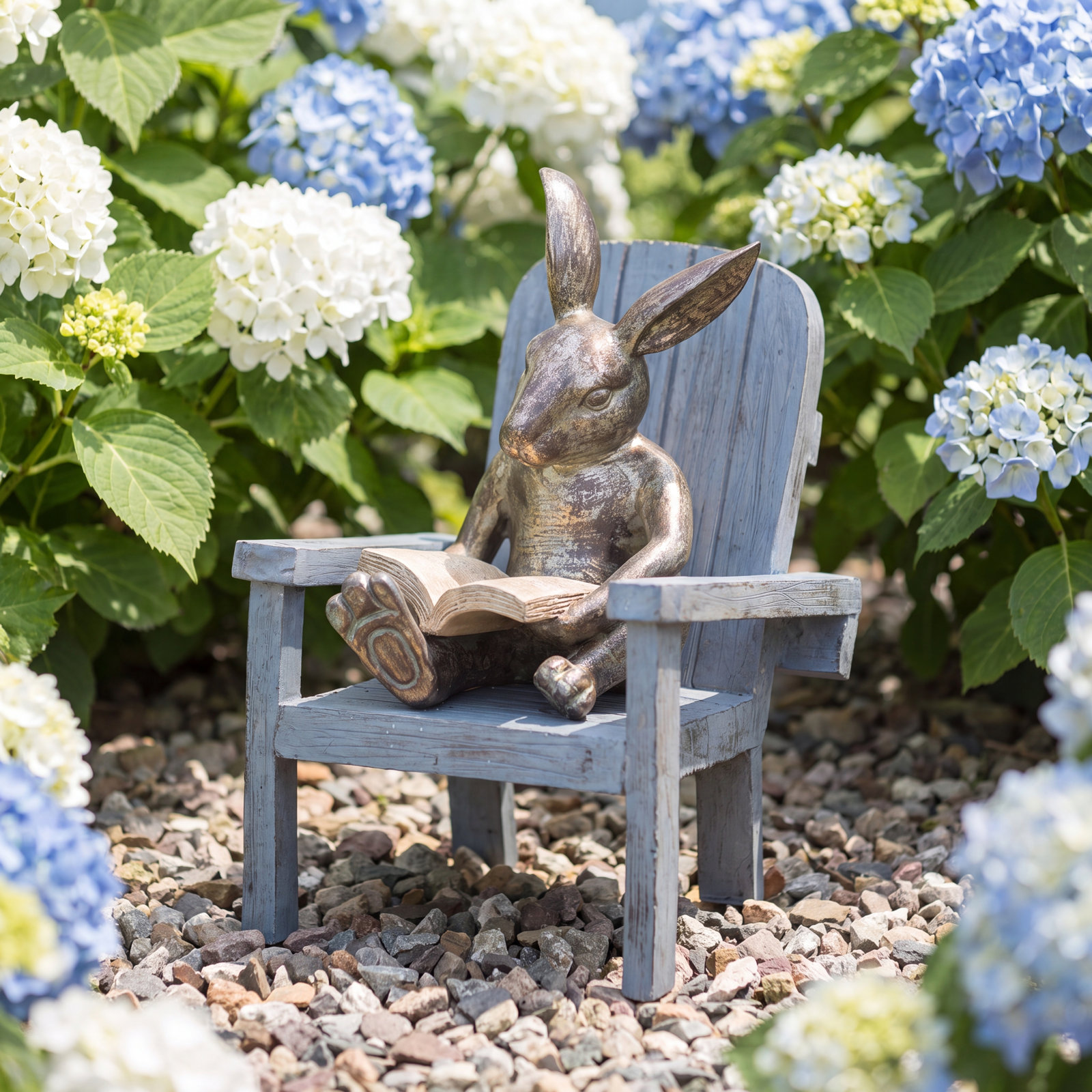 Animals Weather Resistant Plastic Stone Garden Statue