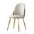 Dining Chairs Set Of 2, Modern PU Leather Dining Gold Metal Legs For Living Kitchen Dining Room (Set Of 2)