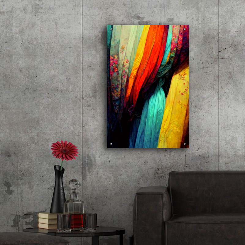 «Silk Drapes» par Romantz Art, H 36 po x l 24 po