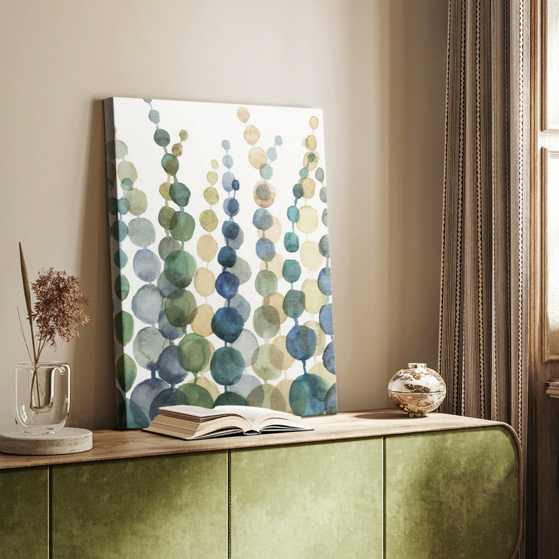 Pompom Botanical I - galerie Cavas, H 27 po x l 18 po