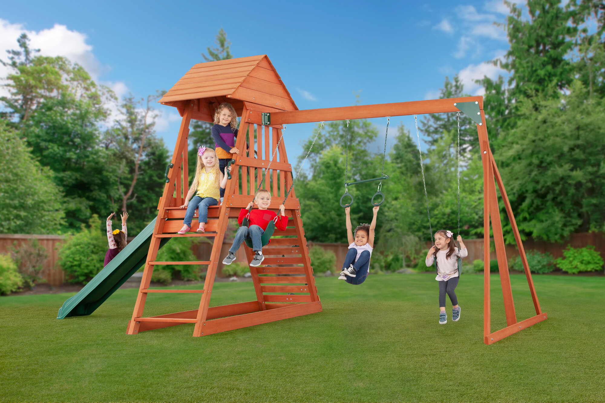 Sandy cove best sale wooden playset